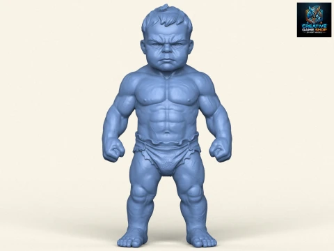 L'incredibile Baby Hulk Modello di stampa 3D