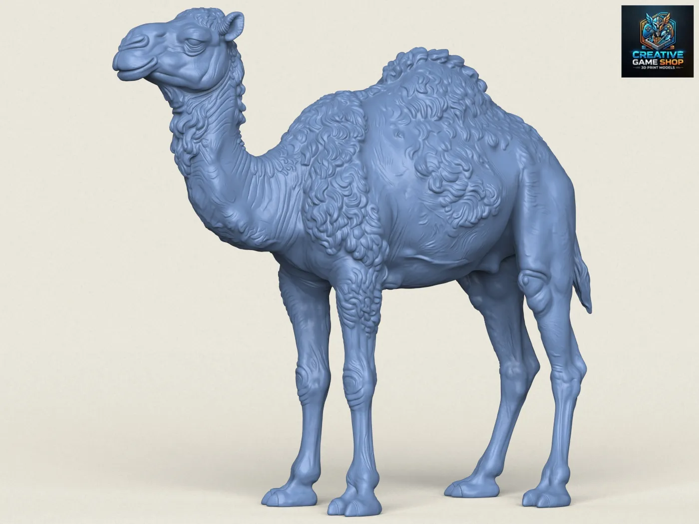 Camel 3D Print Model .c4d .max .obj .3ds .fbx .stl .blend 