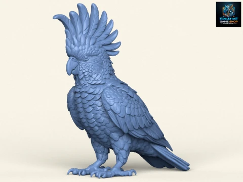 Cacat&uacute;a Loro P&aacute;jaro Modelo de impresión 3D