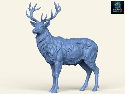 Himalaya Elk Geyiği 3D Baskı Modeli