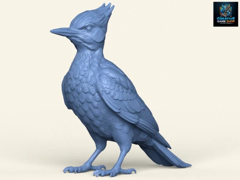 p&aacute;jaro carpintero Modelo de impresión 3D