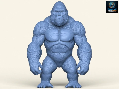King Kong-gorilla 3D printmodel