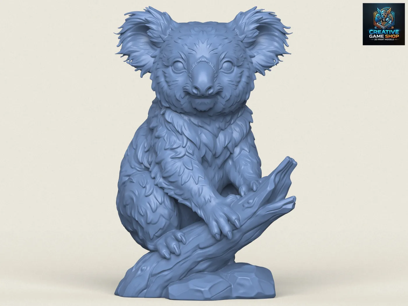 Koala Bear 3D Print Model .c4d .max .obj .3ds .fbx .stl .blend 