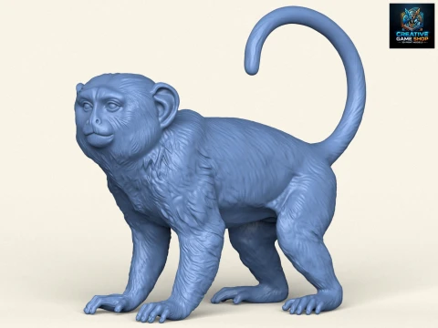 Makaak Aap 3D printmodel