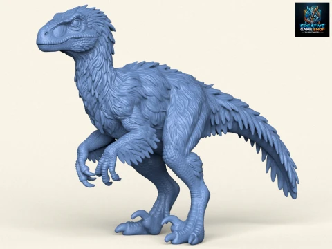 Dinosauro rapace delle nevi Modello di stampa 3D