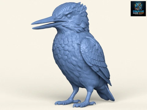 p&aacute;jaro mart&iacute;n pescador Modelo de impresión 3D