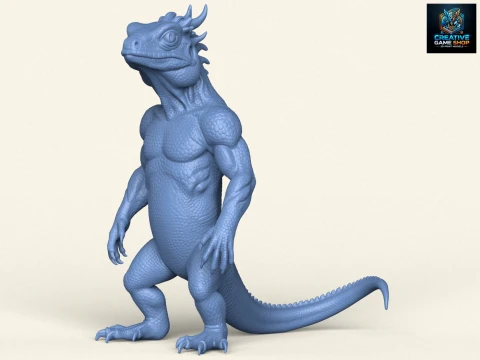 Personaggio della lucertola mostro Modello di stampa 3D