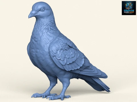 paloma p&aacute;jaro Modelo de impresión 3D
