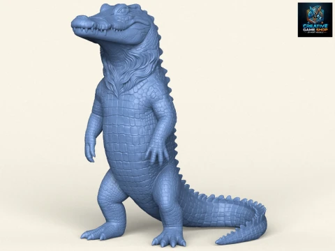 Mostro Alligatore Modello di stampa 3D