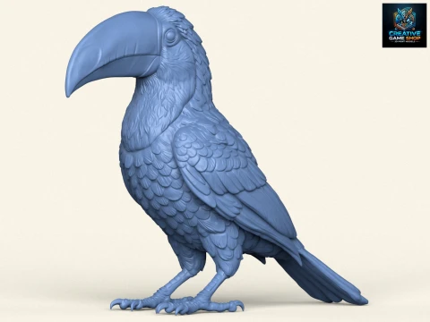 p&aacute;jaro tuc&aacute;n Modelo de impresión 3D