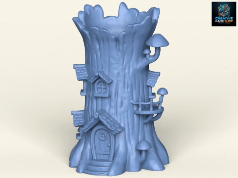 Jardini&egrave;re de style maison en bois Modèles 3D en vedette