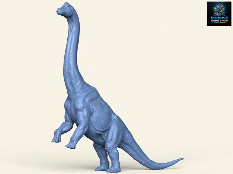 Dinosauro Brachiosauro in piedi Modello di stampa 3D