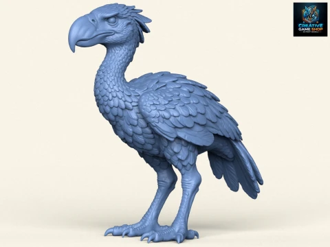Dromornis uccello giurassico selvatico Modello di stampa 3D