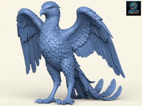 Scultura decorativa gigante dell'aquila Modello di stampa 3D