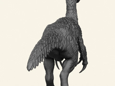 Wild Therizinosaurus Dinosaur 3D Print Model