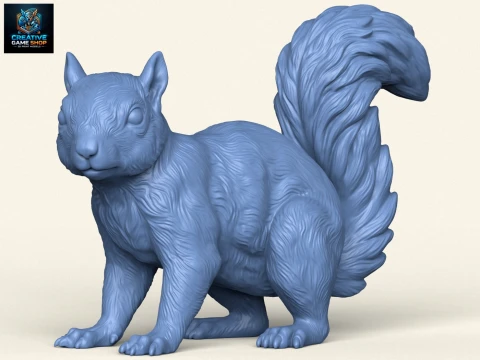 Esquilo Modelo de Impressão 3D