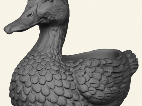 Duck Soap Holder 3D Print Model