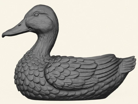 Duck Soap Holder 3D Print Model