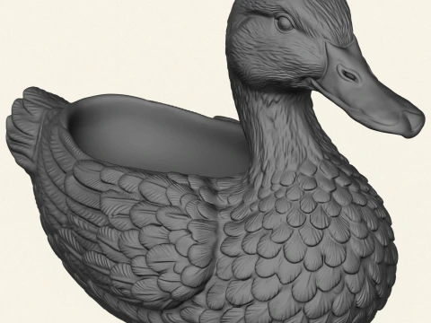 Duck Soap Holder 3D Print Model