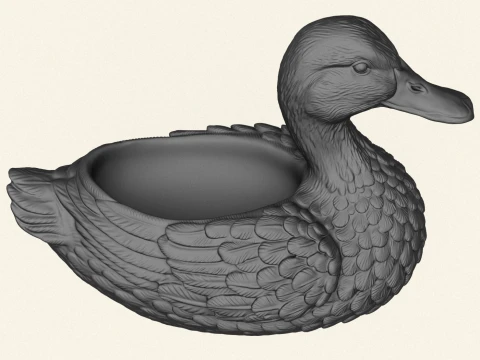 Duck Soap Holder 3D Print Model