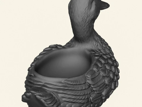 Duck Soap Holder 3D Print Model