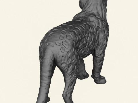Wild Cat 3D Print Model