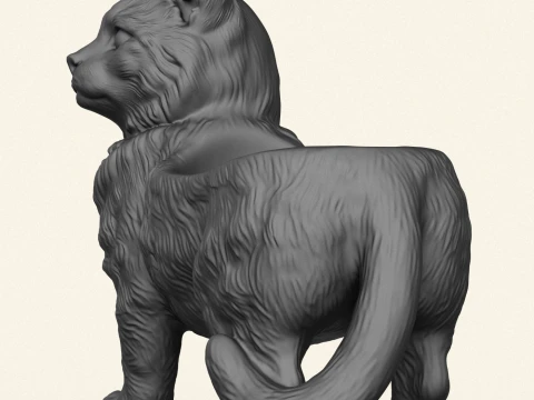 Cute Kitten Soap Holder 3D Print Model