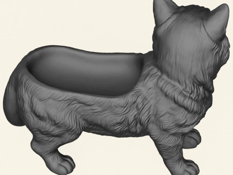 Cute Kitten Soap Holder 3D Print Model