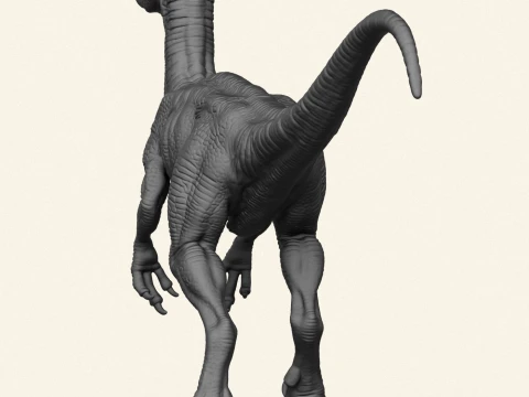 Wild Velociraptor Dinosaur 3D Print Model