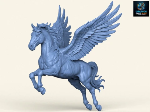 Caballo volador de Pegaso Modelo de impresión 3D