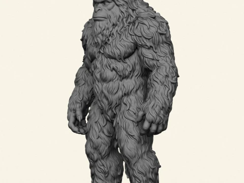 Himalayan Snowman Yeti 3D Print Model