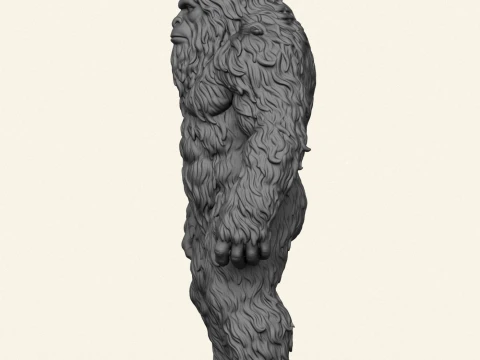 Himalayan Snowman Yeti 3D Print Model