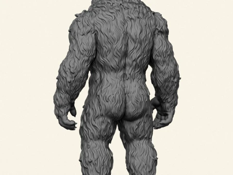 Himalayan Snowman Yeti 3D Print Model