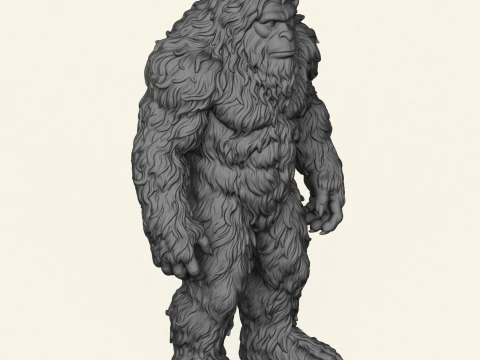 Himalayan Snowman Yeti 3D Print Model