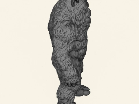 Himalayan Snowman Yeti 3D Print Model