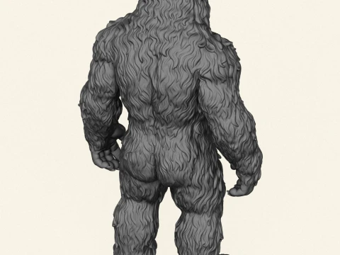 Himalayan Snowman Yeti 3D Print Model