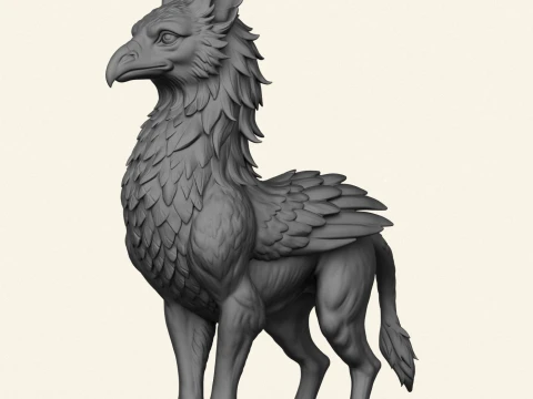Keythong Griffin Print Ready 3D Print Model