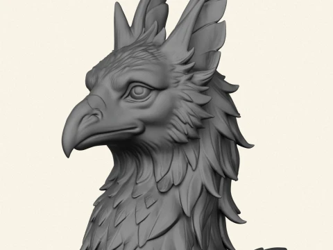 Keythong Griffin Print Ready 3D Print Model
