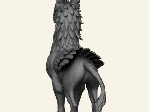 Keythong Griffin Print Ready 3D Print Model