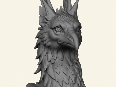 Keythong Griffin Print Ready 3D Print Model