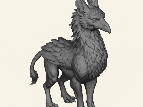 Keythong Griffin Print Ready 3D Print Model