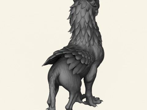 Keythong Griffin Print Ready 3D Print Model