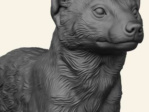 野生のマングース 3Dプリントモデル