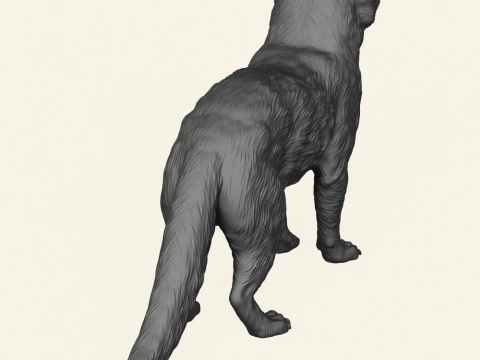 野生のマングース 3Dプリントモデル