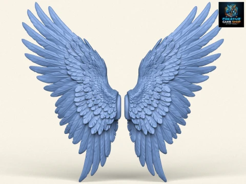 Angel Wings Print Ready 3D Print Model