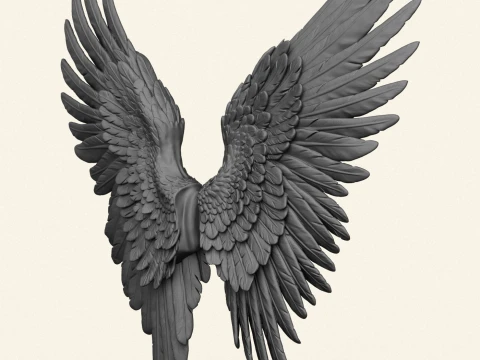 Angel Wings Print Ready 3D Print Model