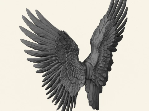 Angel Wings Print Ready 3D Print Model