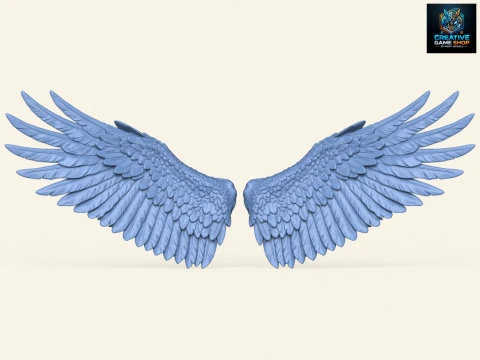 Bird Wings Print Ready 3D Print Model