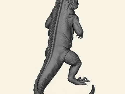 Wild Monster Lizard 3D Print Model