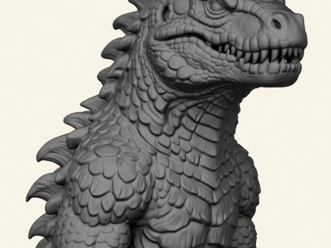 Monster Godzilla Print Ready 3D Print Model